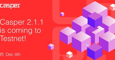 Casper Network to Bring Version 2.1.1 to Testnet