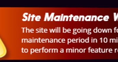 Site Maintenance