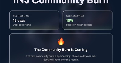 Injective to Hold Token Burn in October