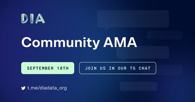 DIA to Hold AMA on Telegram on September 10th