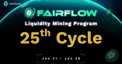 Kyber Network Crystal to Launch 25th FairFlow Liquidity Mining Cycle