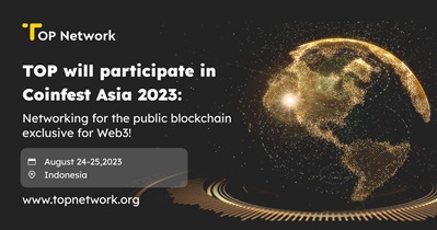 TOP Network to Participate in Coinfest Asia in Bali on August 24th