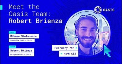 Oasis Network to Hold Live Stream on YouTube on February 7th