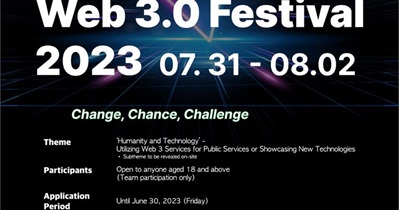 Web 3.0 Festival 2023 in Seoul, South Korea