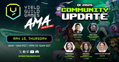 Yield Guild Games to Hold AMA on Discord on May 15th