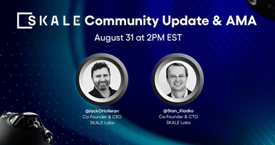 SKALE to Hold AMA on X on August 31st