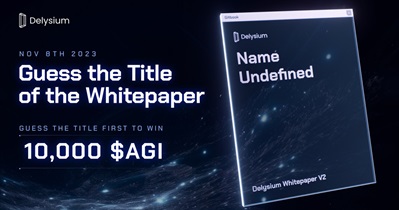 Delysium to Hold Giveaway