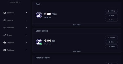 Zephyr Protocol to Release Web Wallet Update
