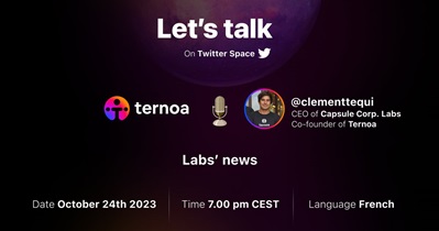 Ternoa to Hold AMA on X on October 24th