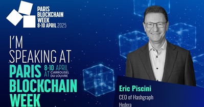 Hedera to Participate in Paris Blockchain Week in Paris on April 8th