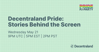 Decentraland to Hold AMA on X on May 21st