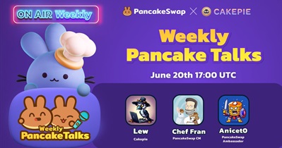 PancakeSwap to Hold Live Stream on YouTube on June 20th