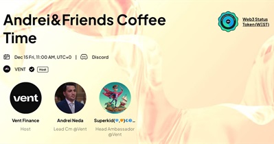 Vent Finance to Hold AMA on Discord on December 15th