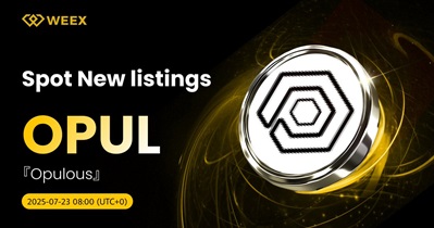Opulous to Be Listed on WEEX on July 23rd