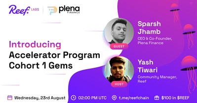 Reef to Hold AMA on X on August 23rd