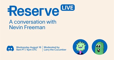 Reserve Rights Token to Host Community Call on Discord on August 16