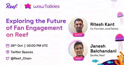 Reef to Hold AMA on X on October 26th