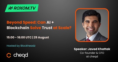 CHEQD Network to Participate in Panel Discussion on August 29th