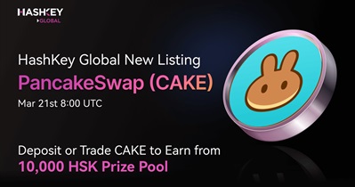 PancakeSwap to Be Listed on HashKey Global