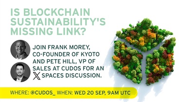 Cudos to Hold AMA on X on September 20th