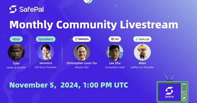 SafePal to Hold Live Stream on YouTube on November 5th