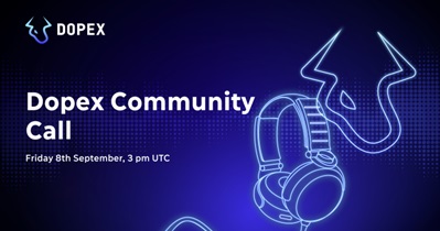 Dopex to Host Community Call on September 8th