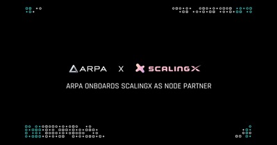 ARPA Partners With ScalingX as Node Partner