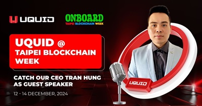 Uquid Coin to Participate in Taipei Blockchain Week in Taipei on December 12th