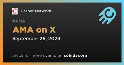 Casper Network to Hold AMA on X on September 26th