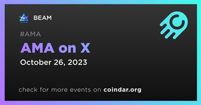 BEAM to Hold AMA on X on October 26th
