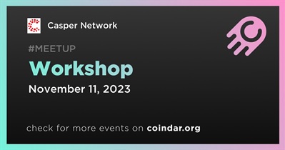 Casper Network to Host Workshop on November 11th