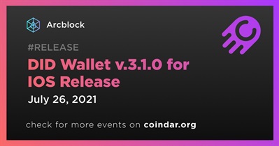 DID Wallet v.3.1.0 for IOS Release