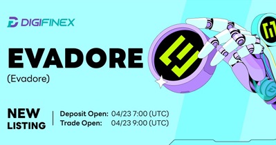 Evadore to Be Listed on DigiFinex on April 23rd