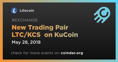 New Trading Pair LTC/KCS  on KuCoin
