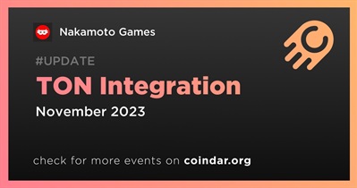 Nakamoto Games to Be Integrated With TON in November