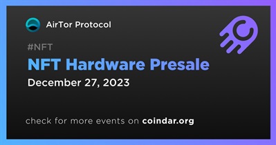 AirTor Protocol to Mint NFT on December 27th