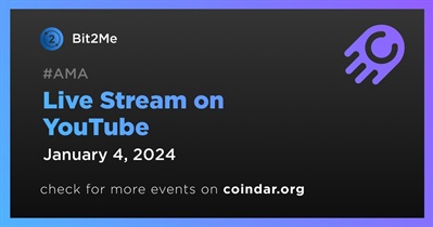 Bit2Me to Hold Live Stream on YouTube on January 4th