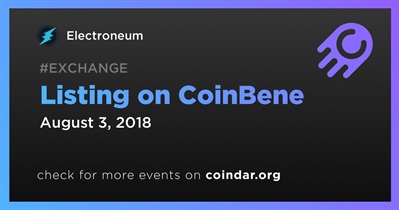 Listing on CoinBene
