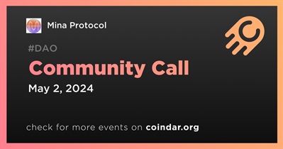 Mina Protocol to Host Community Call on May 2nd