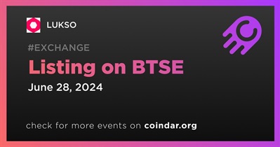 LUKSO to Be Listed on BTSE on June 28th