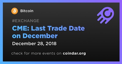CME: Last Trade Date on December