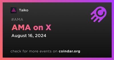 Taiko to Hold AMA on X on August 16th