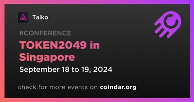 Taiko to Participate in TOKEN2049 in Singapore on September 18th