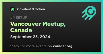 Covalent X Token to Host Meetup in Vancouver on September 25th