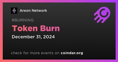 Areon Network to Hold Token Burn on December 31st