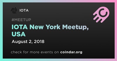 IOTA New York Meetup, USA