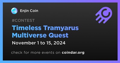 Enjin Coin to Host Timeless Tramyarus Multiverse Quest on November 1st