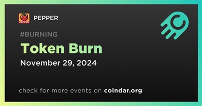 PEPPER to Hold Token Burn on November 29th