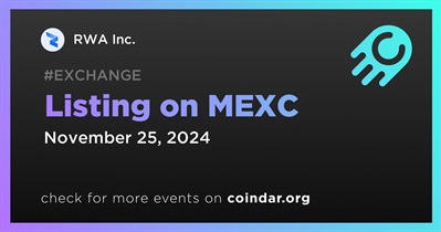 RWA Inc. to Be Listed on MEXC on November 25th