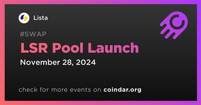 Lista to Launch LSR Pool on November 28th